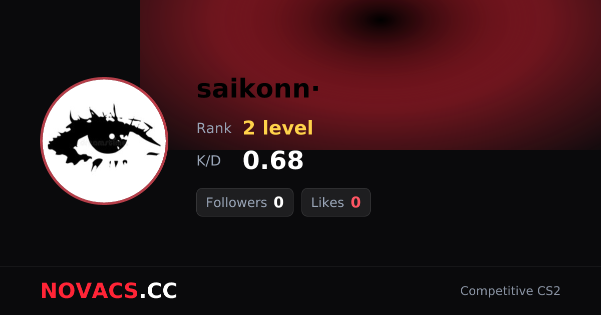 saikonn· — CS2 Player Profile | NOVACS Монгол
