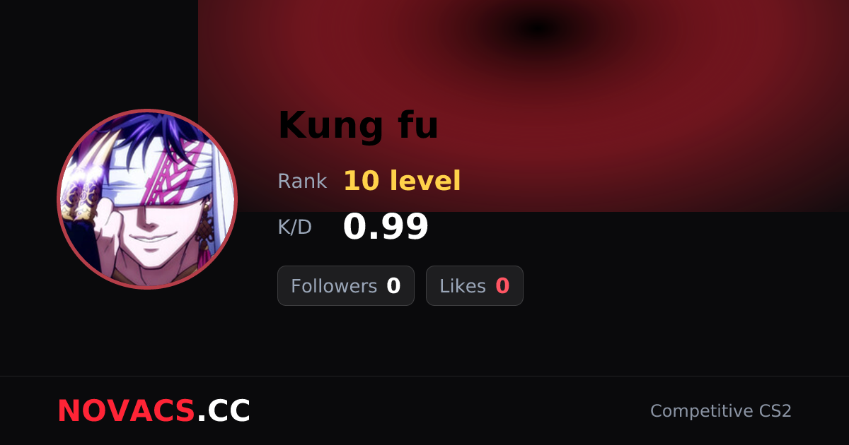 Kung fu — CS2 Player Profile | NOVACS Монгол